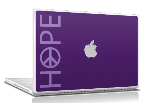 Mac and MacBook skin - Hope design